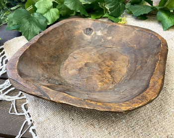 Rustic Wood Bowl -Square