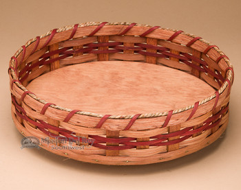 Lazy Susan Amish Basket - Red