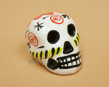 Hand Painted Day of the Dead Miniature Skull