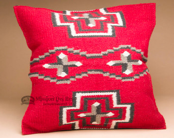 Woven Wool Front Southwest Pillow Cover