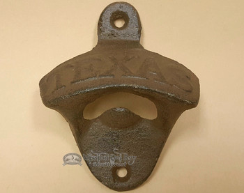 Cast Iron Bottle Opener -Texas