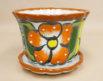 Hand Painted Talavera Pottery Planter