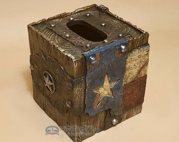 Western Style Tissue Box Cover - Texas