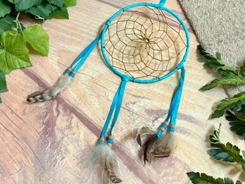Native American Dream Catcher 6" -Turquoise