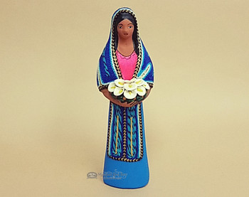 Southwestern Standing Maria With Flowers