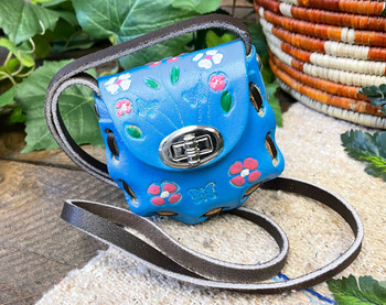 Small Hand Stitched Leather Purse