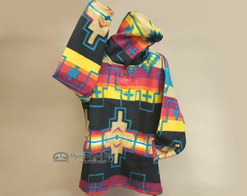 indian poncho hoodie