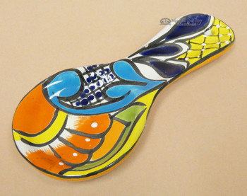 Hand Painted Ceramic Spoon Rest