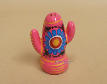 Hand Painted Ceramic Cactus Salt Shaker