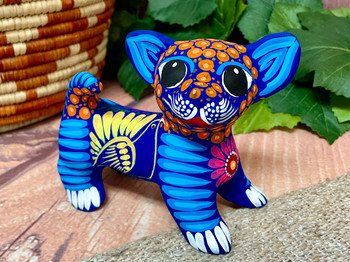 Hand Painted Clay Chihuahua