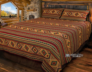 Southwestern Woven Bed Spread -Cameron