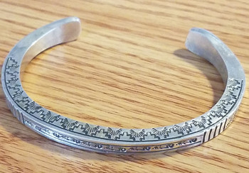 Handcrafted Silver Cuff Bracelet
