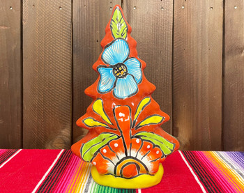 Hand Painted Talavera Ceramic Christmas Tree