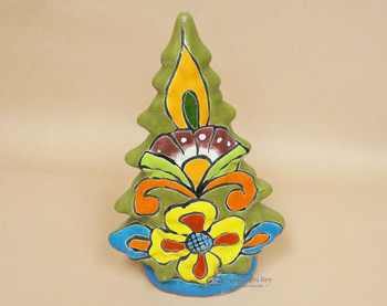 Hand Painted Talavera Ceramic Christmas Tree