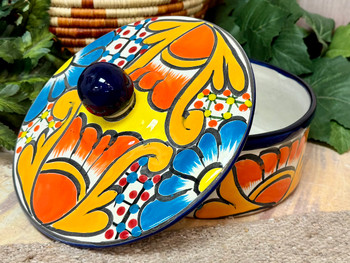 Mexican Talavera Tortilla Warmer