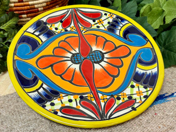 Hand Painted Talavera Pottery Plate
