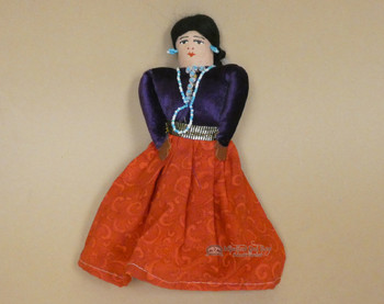 Handmade Southwestern Navajo Dress Doll