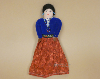 Traditional Handmade Navajo Dress Doll