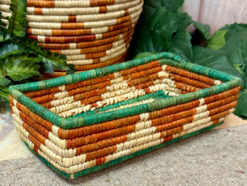 Handwoven Western Style Palm Basket