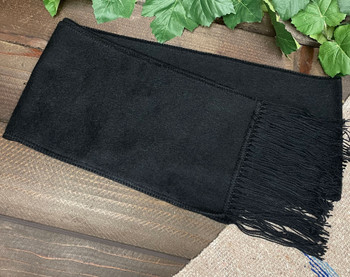 Southwestern Alpaca Scarf -Black