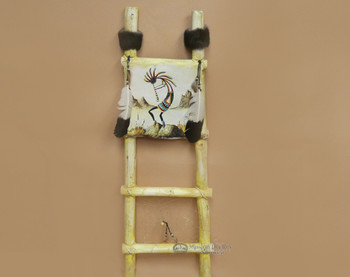 Tarahumara Painted Dreamcatcher Kiva Ladder