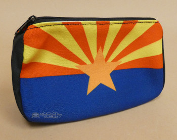 Digital Print Cosmetic Bag -Arizona Flag