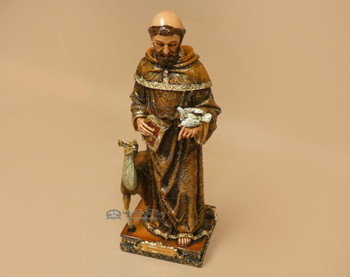 Rustic St Francis Statue