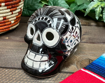 Hand Painted Day of the Dead Skull