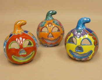 Hand Painted Talavera Jack O'Lanterns Hand Painted Talavera Jack O'Lanterns