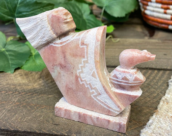 Hand Carved Alabaster Stone -Navajo