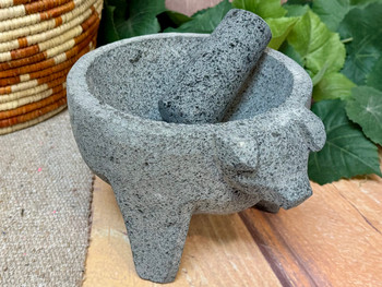 Pig Shaped Molcajete Pig Shaped Molcajete