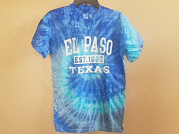 El Paso Tie Dye T Shirt - Aqua