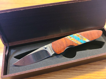 Navajo Inlaid Collector Knife