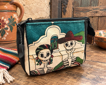 Southwestern Day of the Dead Zippered Bag