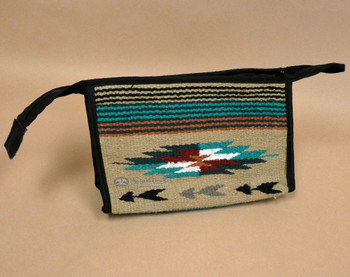 Woven Cotton Makeup Bag