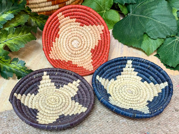 Hand Woven Rustic Basket Set