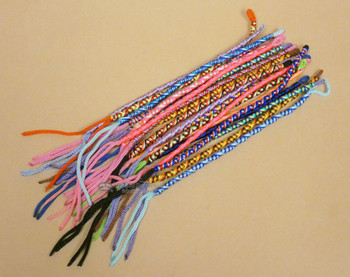 Assorted Handcrafted String Friendship Bracelets