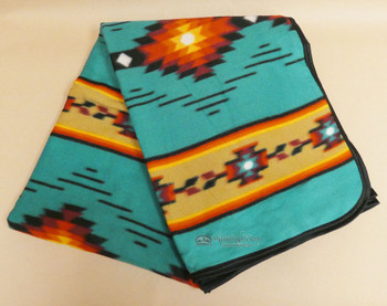 Soft Southwestern Fleece Lodge Blanket