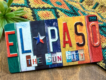 El Paso License Plate Magnet