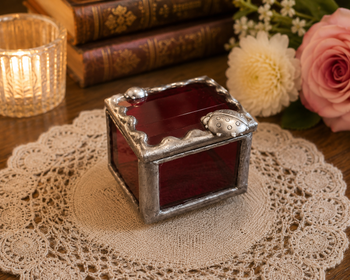Stained Glass Fairy Ring Box