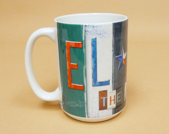 El Paso License Plate 15oz Mug