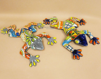 Hand Painted Mexican Talavera Frog