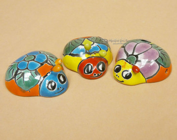 Assorted Hand Painted Talavera Bug 2"