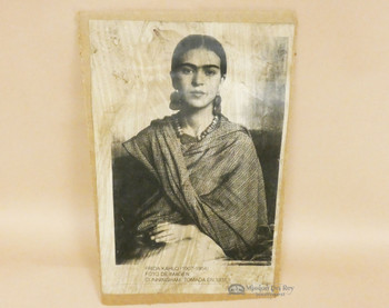 Frida Kahlo Antiqued Print