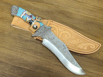 Southwestern Inlaid Collector Knife
