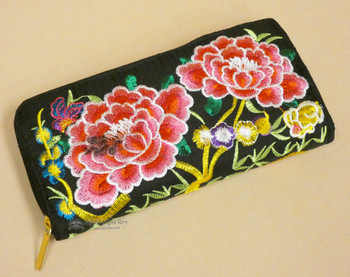 Traditional Embroidered Clutch Wallet