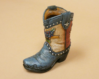 TX Bluebonnet  Pencil Holder Boot