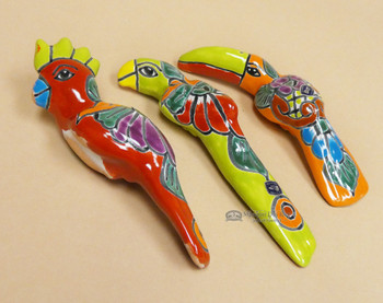 Hand Painted Talavera Birds 6.5"