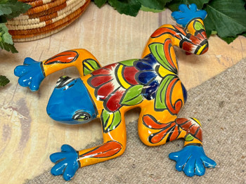 Hand Painted Mexican Talavera Frog