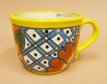 Hand Painted Talavera Mug Planter